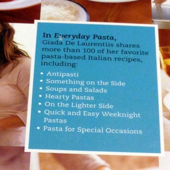 Giada De Laurentis everyday pasta cookbook - Picture 4 of 12